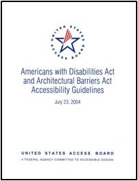 ADA-ABA Accessibility Guidelines cover