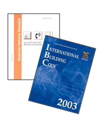 IBC (2003) and ANSI A117.1 Standard (covers)