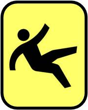 slippery floor warning
symbol