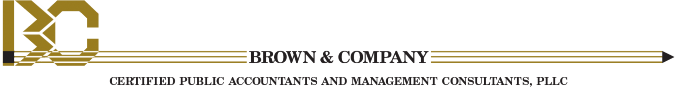 BC -- Brown & Company pencil header -- Certified Public Accountants and Management Consultants, PLLC