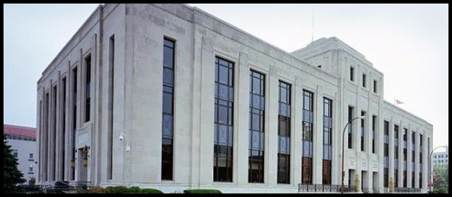 Exterior of the Sioux City Federal Building and United States Courthouse.